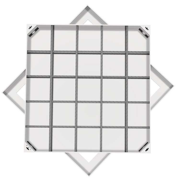 柘荣不锈钢方井展示